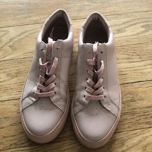 Greats Brooklyn pink women's leather sneaker size 10